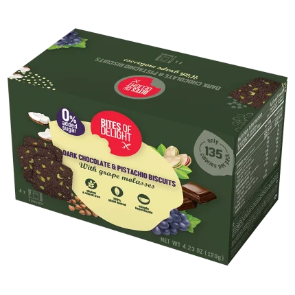 CHOCOLATE & PISTACHIO - BITES OF DELIGHT