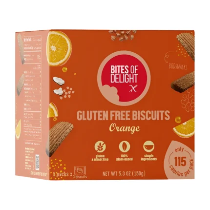 ORANGE BISCUITS - BITES OF DELIGHT