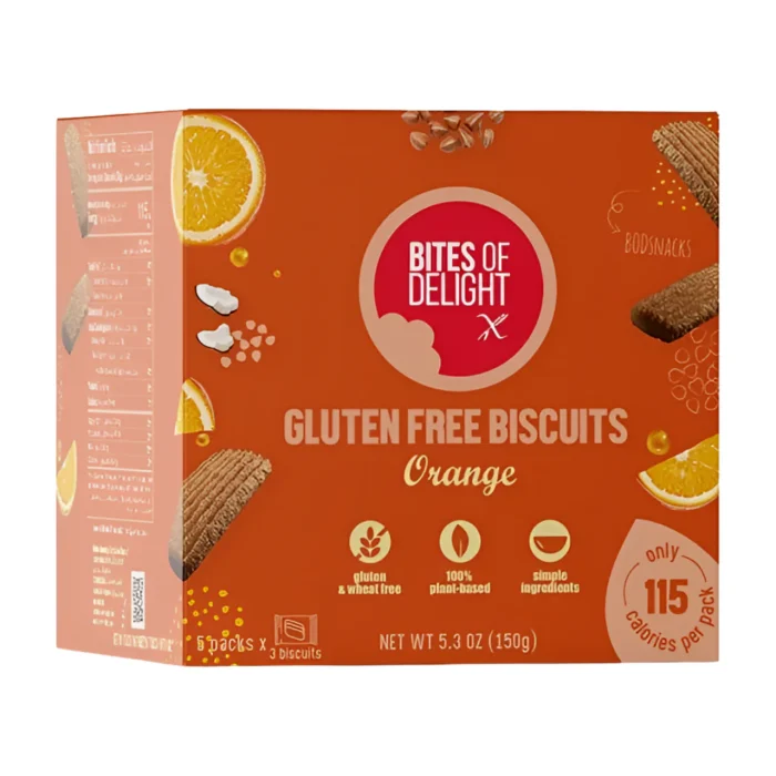 ORANGE BISCUITS - BITES OF DELIGHT